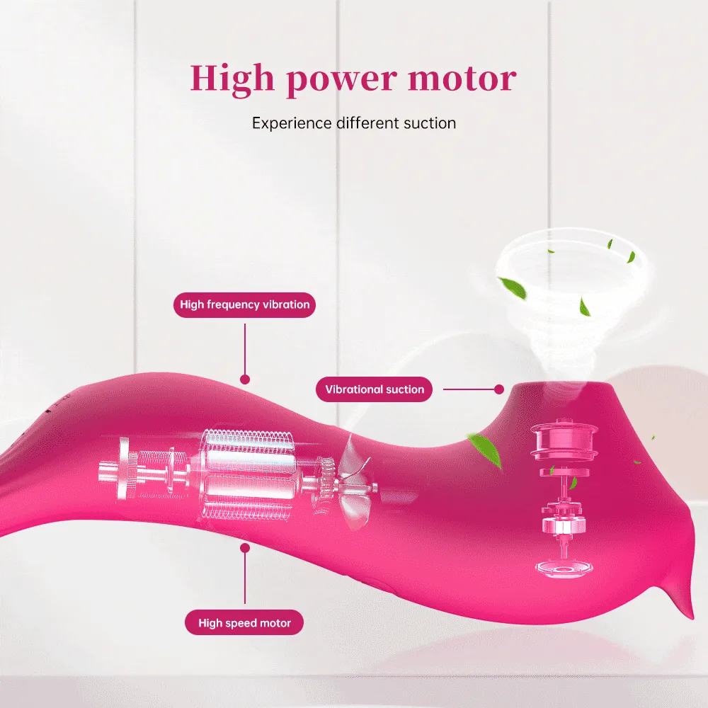 2 in 1 Clit Sucking Vibrator Vibrating Clit Sucker