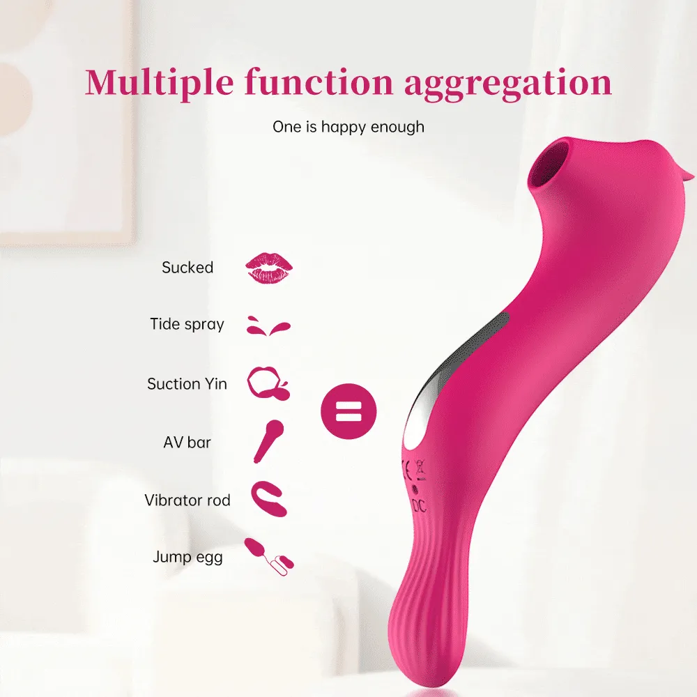 2 in 1 Clit Sucking Vibrator Vibrating Clit Sucker