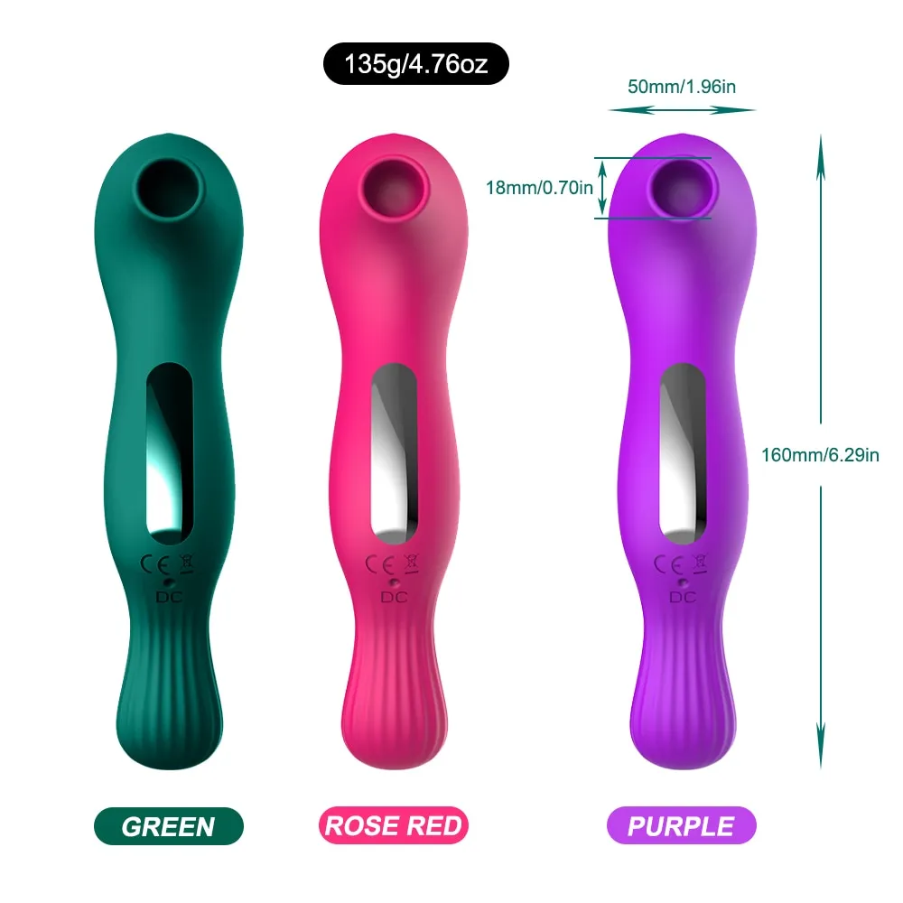 2 in 1 Clit Sucking Vibrator Vibrating Clit Sucker