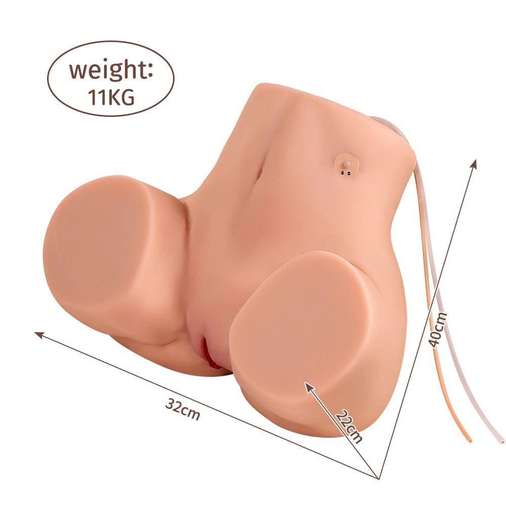 27.5LB Realistic Sex Doll with Suction & Vibration