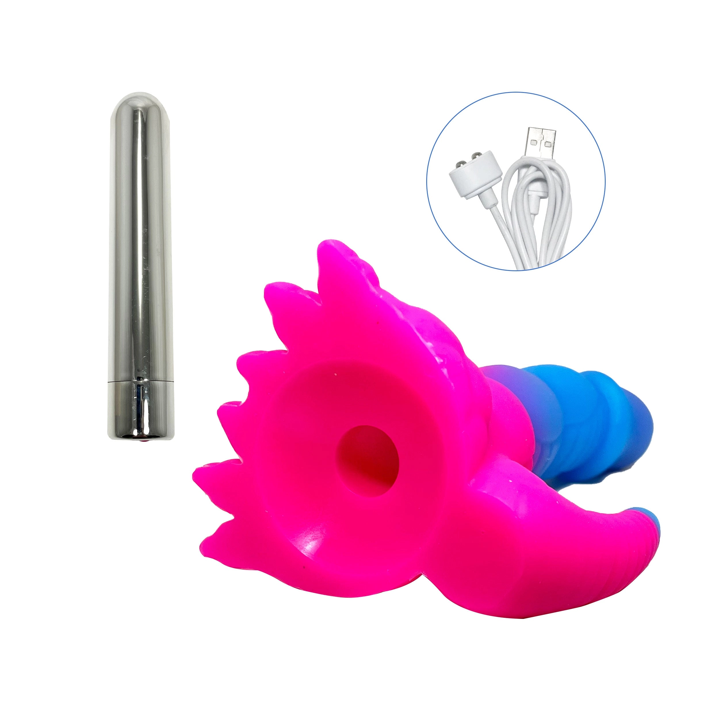 6" DICKY RAPTOR VIBRATING DILDO
