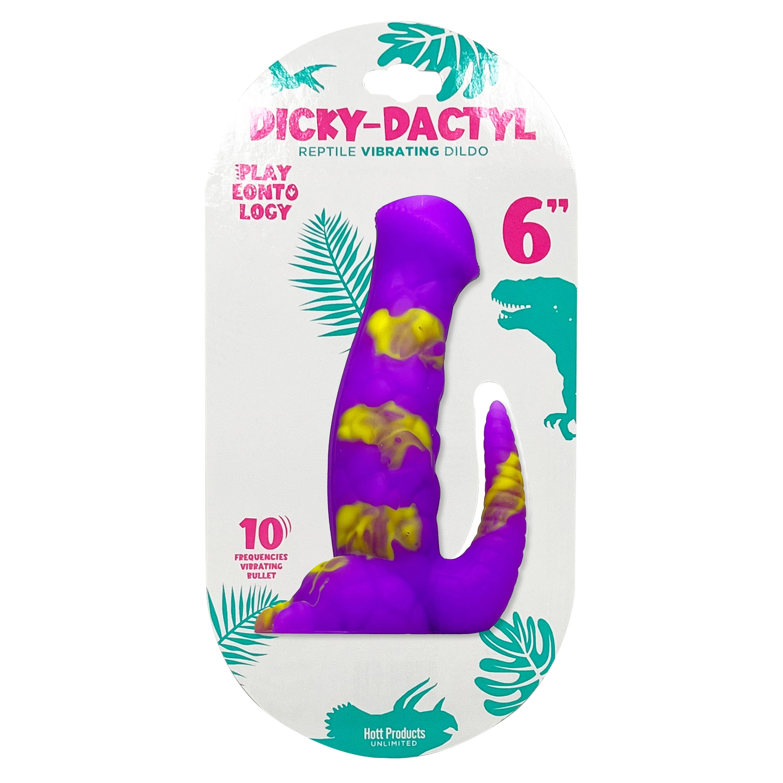 6" DICKYDACTYL VIBRATING DILDO