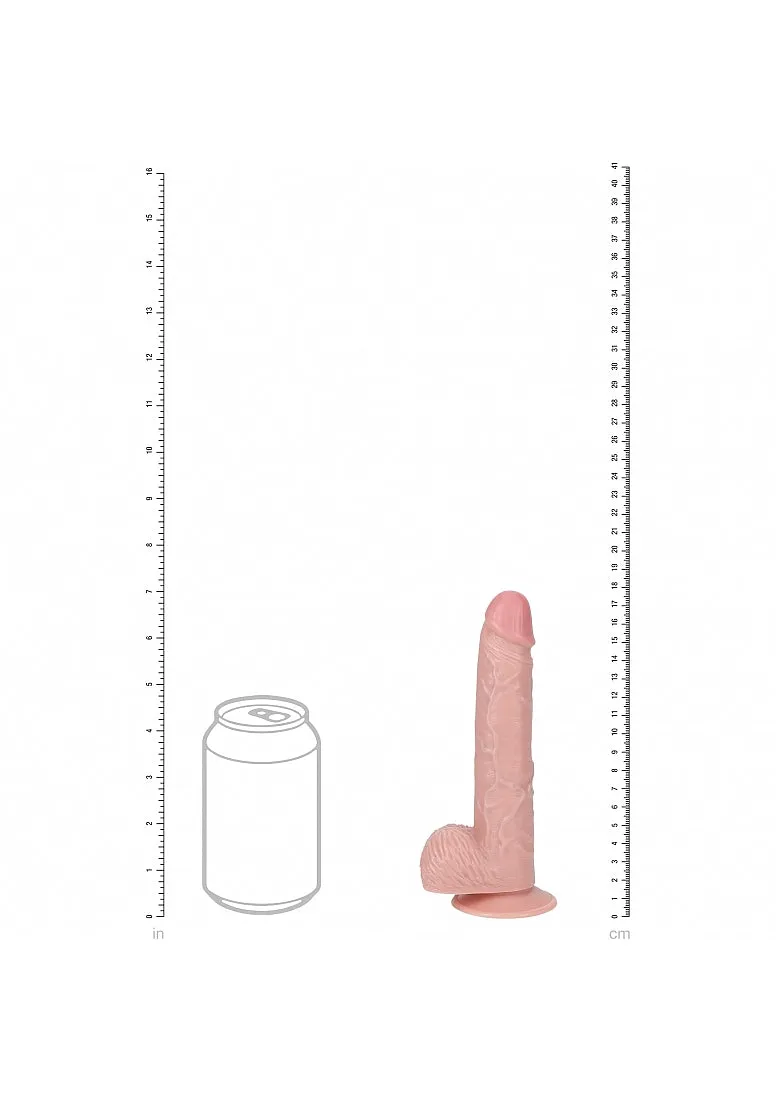 7  Vibrating Cock With Balls - Regular Straight