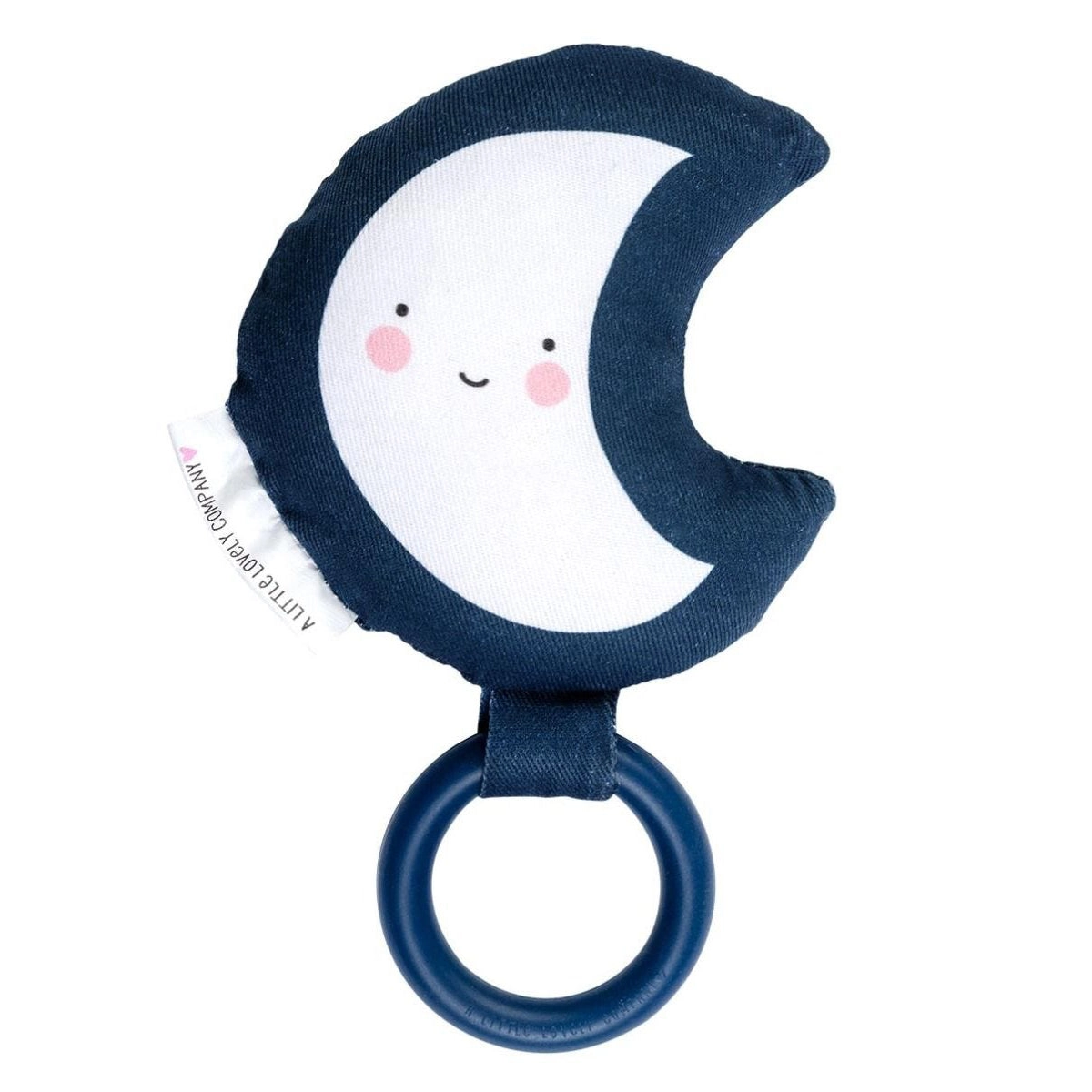 A Little Lovely Company Baby Rattle Moon