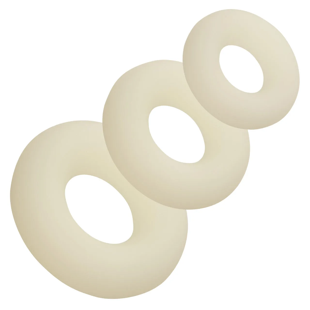Alpha™ Glow-In-The-Dark Liquid Silicone 3 Ring Set