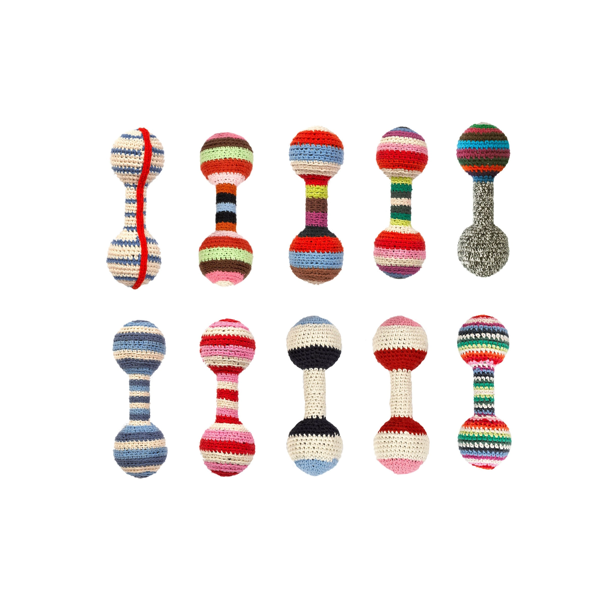 Anne-Claire Petit Baby Rattle Bell Red
