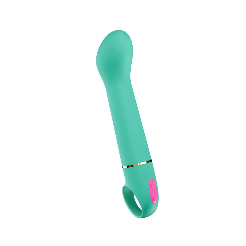 Aria by Blush® | Flirty AF 7 Inch Silicone Vibrator – Rechargeable Clitoral & G-Spot Stimulator – In Teal