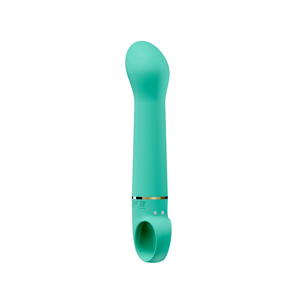 Aria by Blush® | Flirty AF 7 Inch Silicone Vibrator – Rechargeable Clitoral & G-Spot Stimulator – In Teal