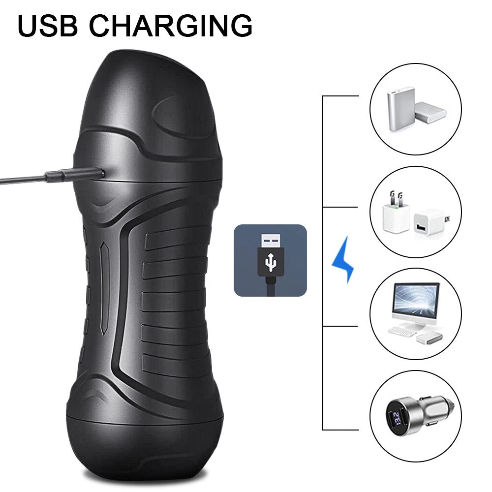 Automatic Male Sucking Masturbator Vibrator Vagina Oral Blowjob Pussy Vacuum Masturbation Cup Sex Toys for Men