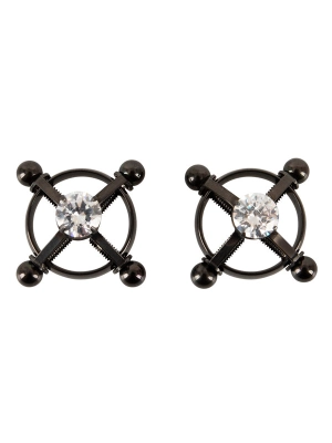 Bad Kitty Shiny Star Stainless Steel Nipple Clamps