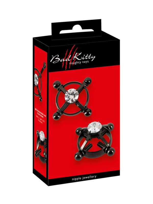 Bad Kitty Shiny Star Stainless Steel Nipple Clamps