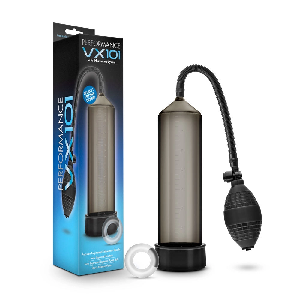 Beginner-Friendly Performance VX101 Pump with Bonus Stay Hard Ring