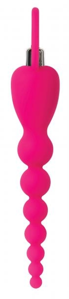 Bliss Pink Vibrating Anal Beads