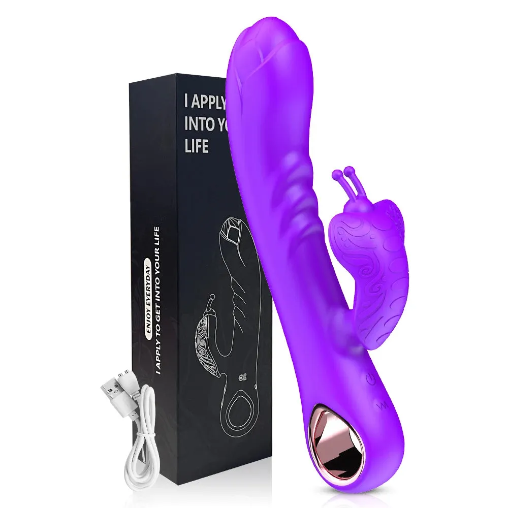 Butterfly Vibrator Dual Motors 10 Frequency Vibration