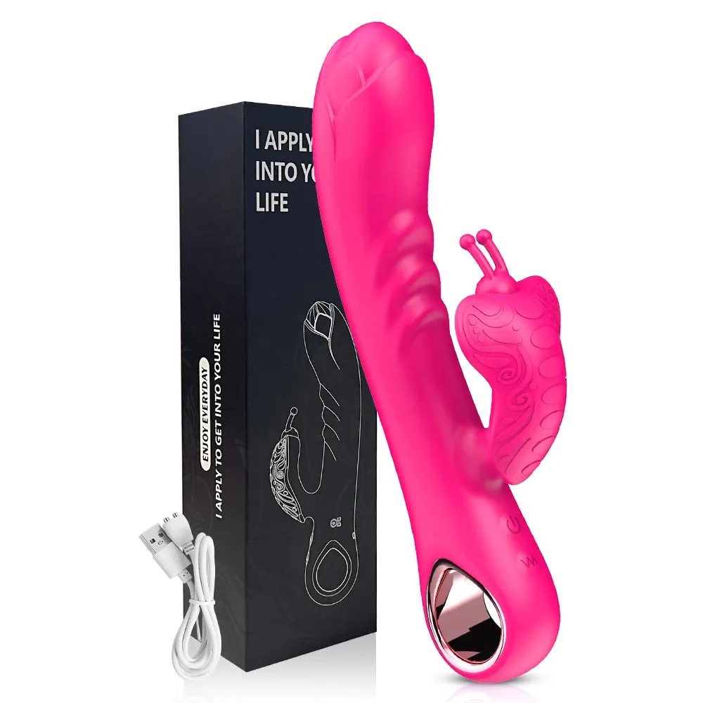 Butterfly Vibrator Dual Motors 10 Frequency Vibration