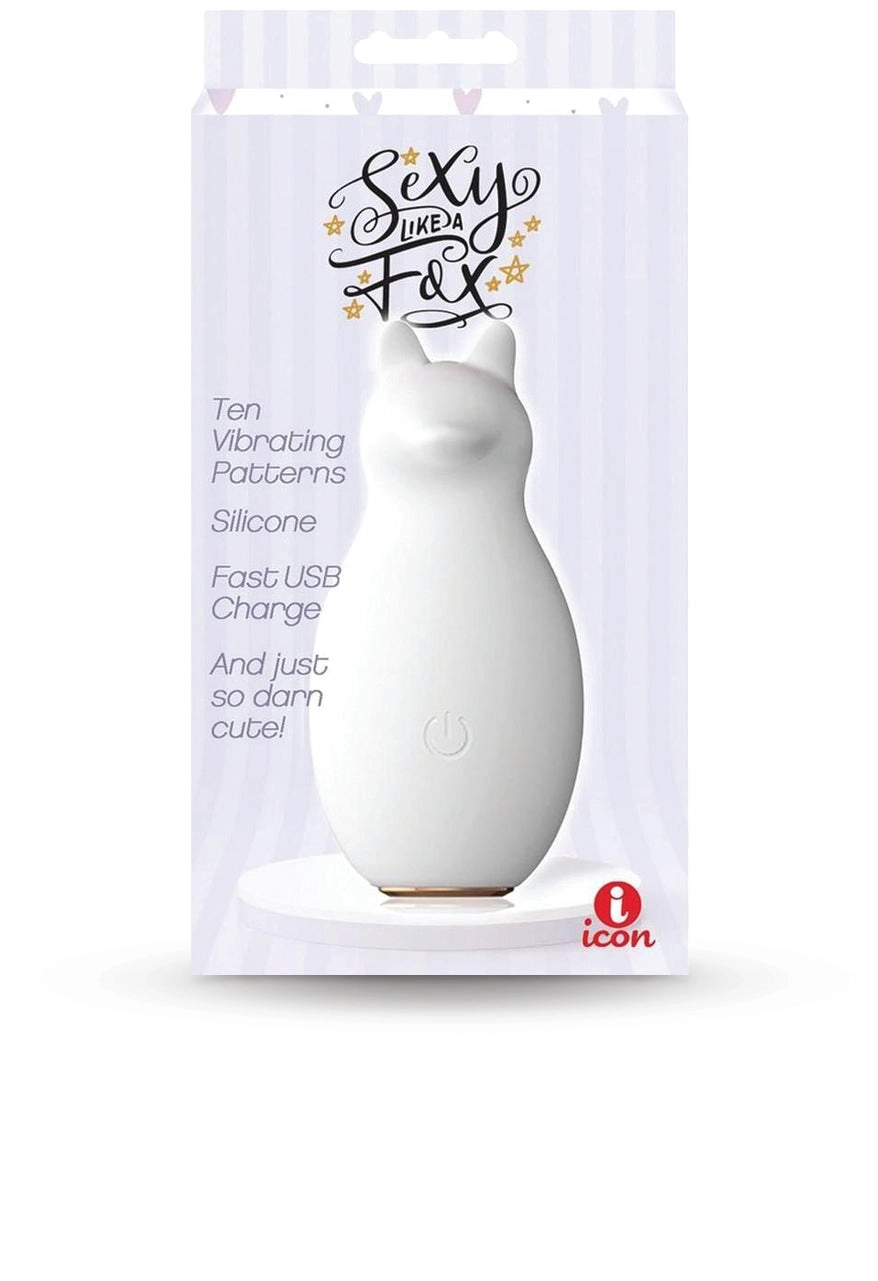 Buzzy Buddy Sexy Like A Fox Rechargeable Silicone Clitoral Stimulator - White