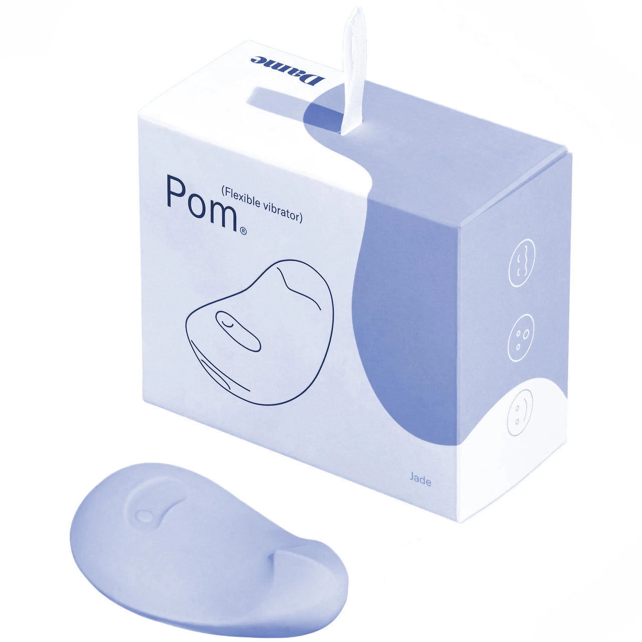 Dame Pom Flexible Vibrator - Ice