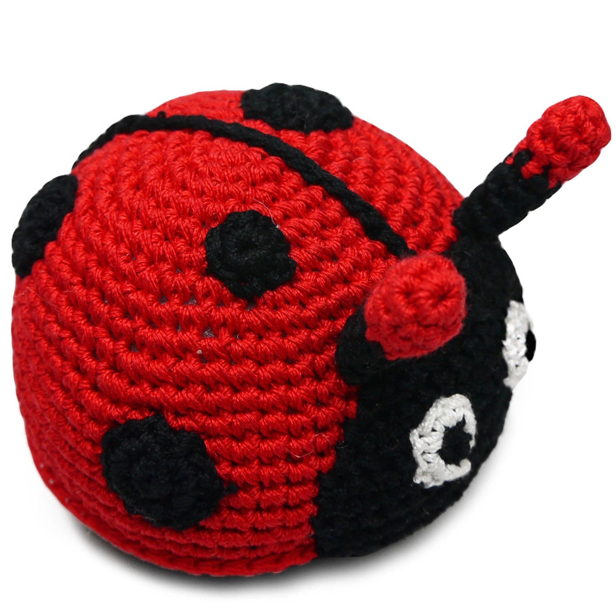 Dogo Pet Fashions Pawer Squeaky Toy Ladybug Dog Toys
