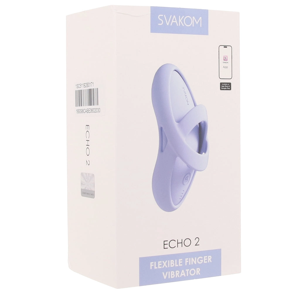 Echo 2 Flexible Finger Vibe in Sky Blue