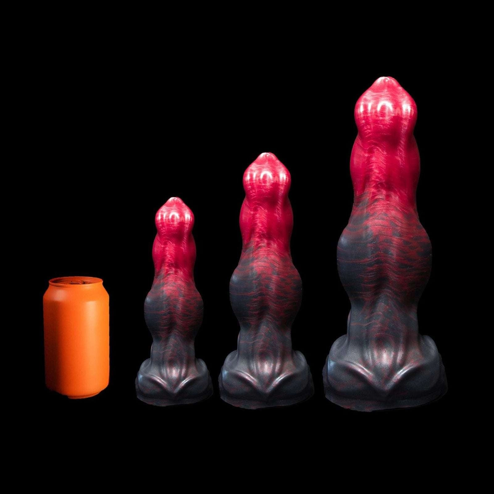 Ejaculating Lycan Dildo with Cum Tube