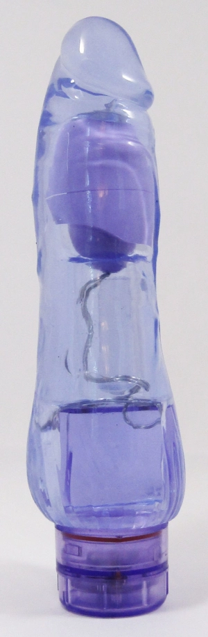 Enduro Vibrating 7.25in Purple Dildo