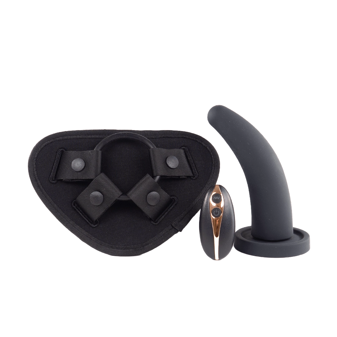 Eros Kratos Remote Controlled Vibrating Strap-On