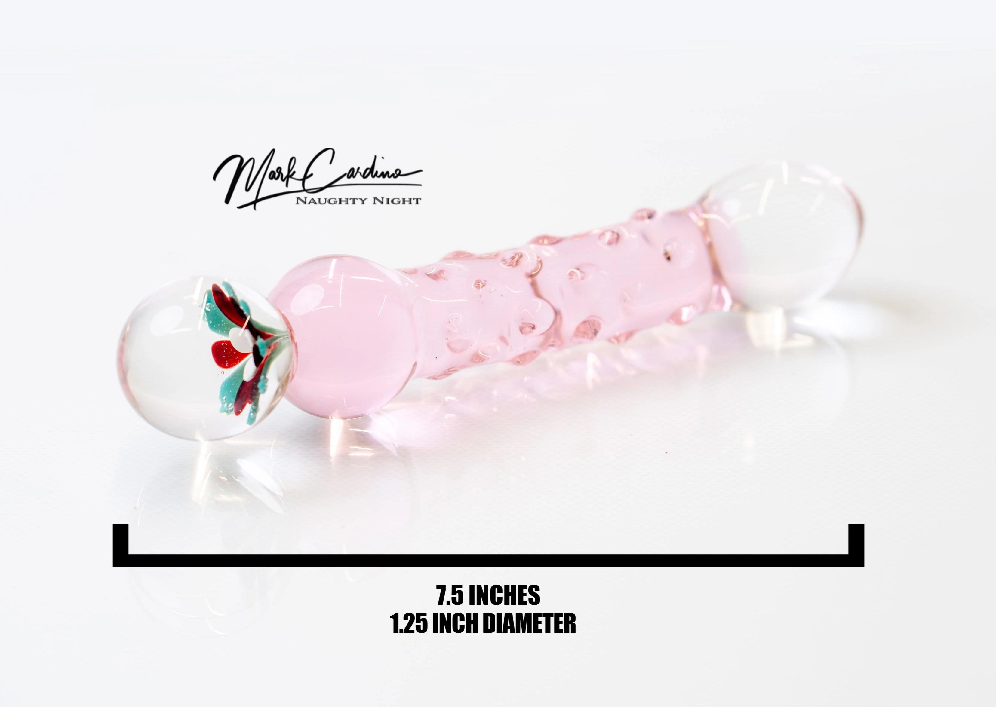 Flower Domed Pink Dildo