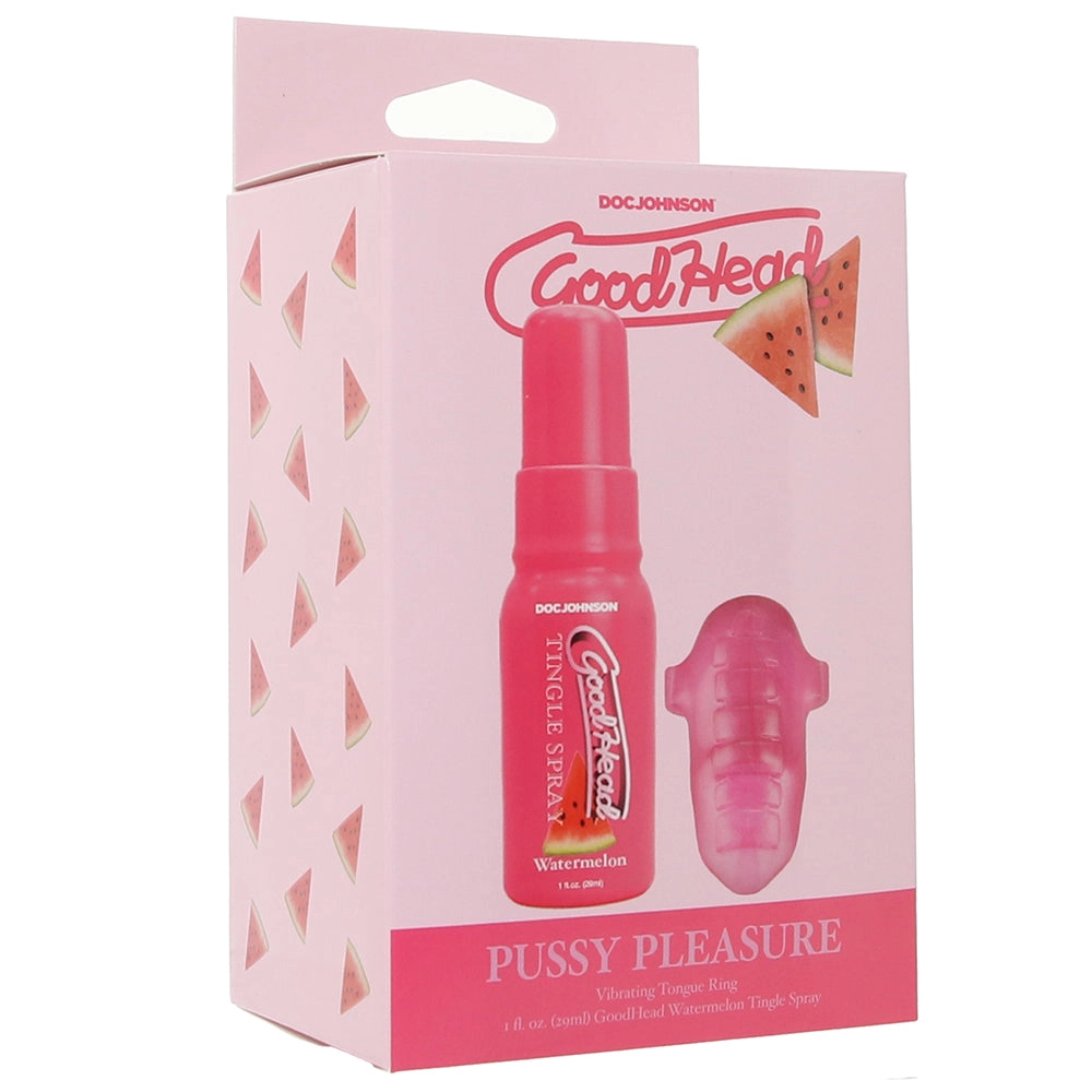 GoodHead Pussy Pleasure Party Kit in Watermelon