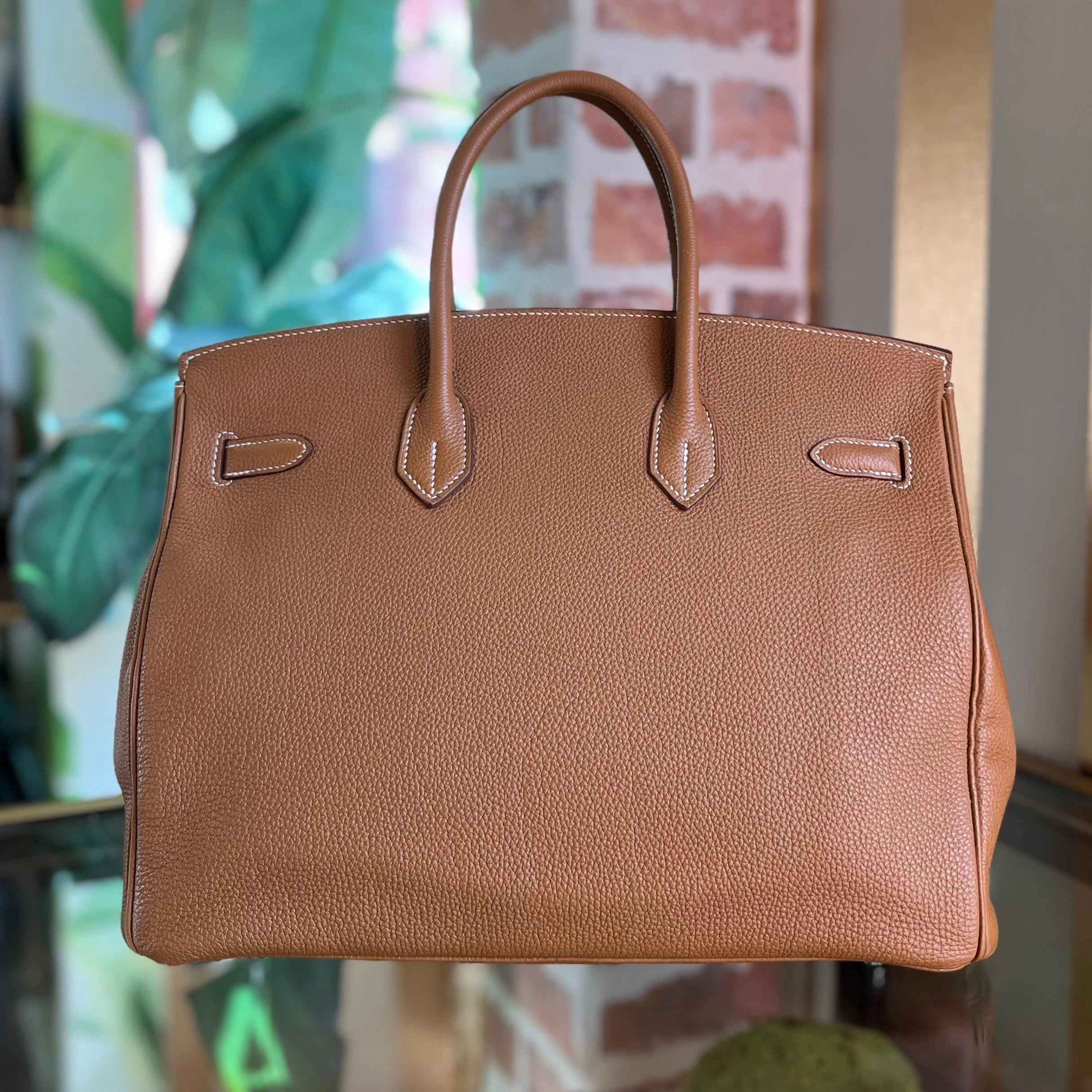 HERMES Birkin 35 Togo Satchel Bag