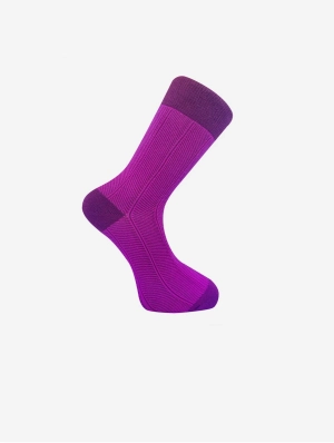 Herringbone Unisex Organic Cotton Socks | Pink