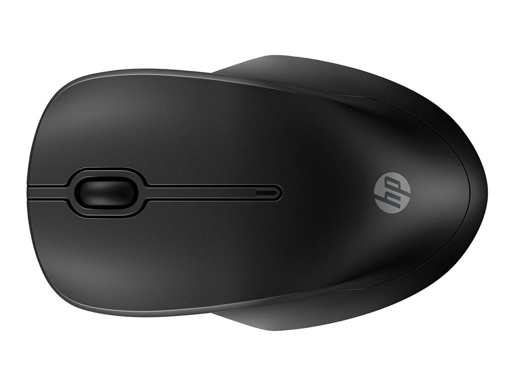 HP 255 - Mouse - optical - 3 buttons - wireless - 2.4 GHz, Bluetooth 5.0 - black 8R3U1AA#ABA