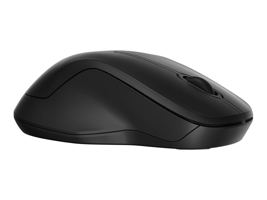 HP 255 - Mouse - optical - 3 buttons - wireless - 2.4 GHz, Bluetooth 5.0 - black 8R3U1AA#ABA