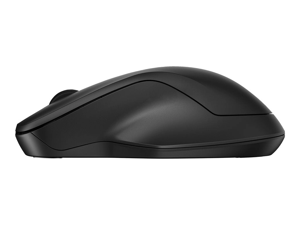 HP 255 - Mouse - optical - 3 buttons - wireless - 2.4 GHz, Bluetooth 5.0 - black 8R3U1AA#ABA