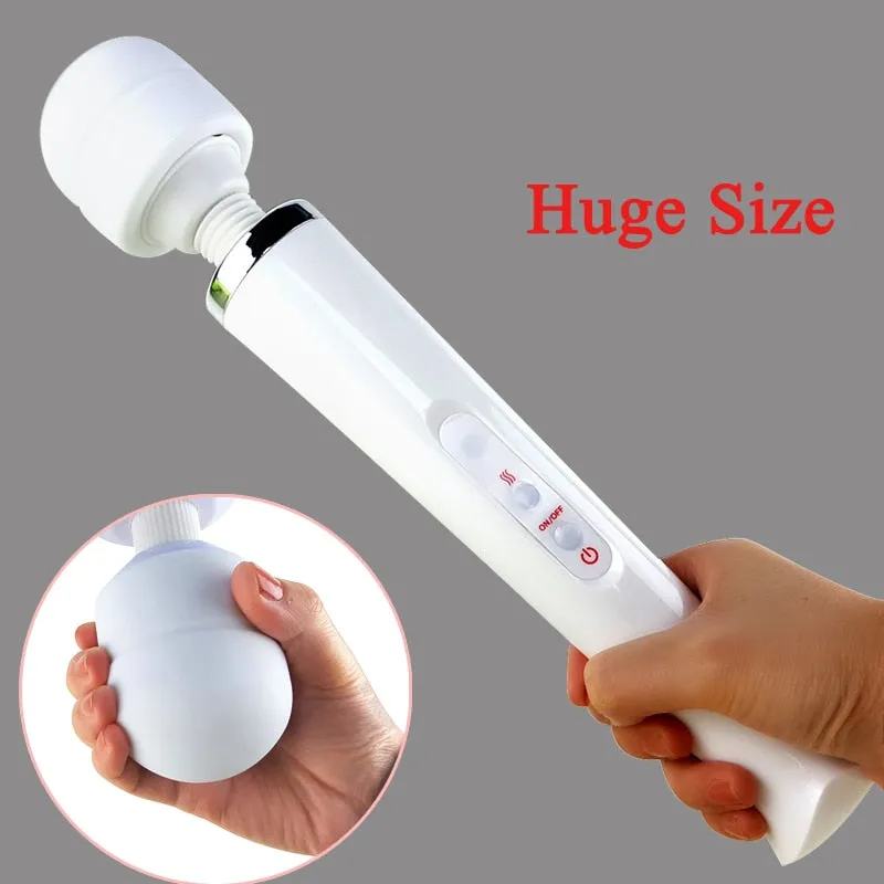 Huge Magic Wand Vibrators for Women USB Charge Big AV Stick Female G Spot Massager Clitoris Stimulator
