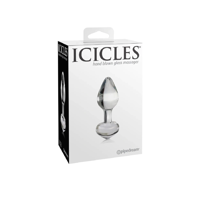 Icicles No.44 Hand Blown Glass Butt Plug