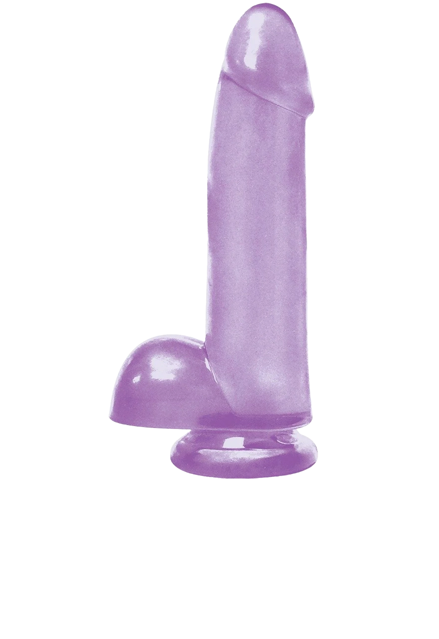 Icon Brands - The 9's - Diclets 7 Inch Suction Cup Jelly TPR Dildo