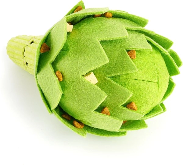 Injoya Artichoke Snuffle Toy for Dogs & Cats