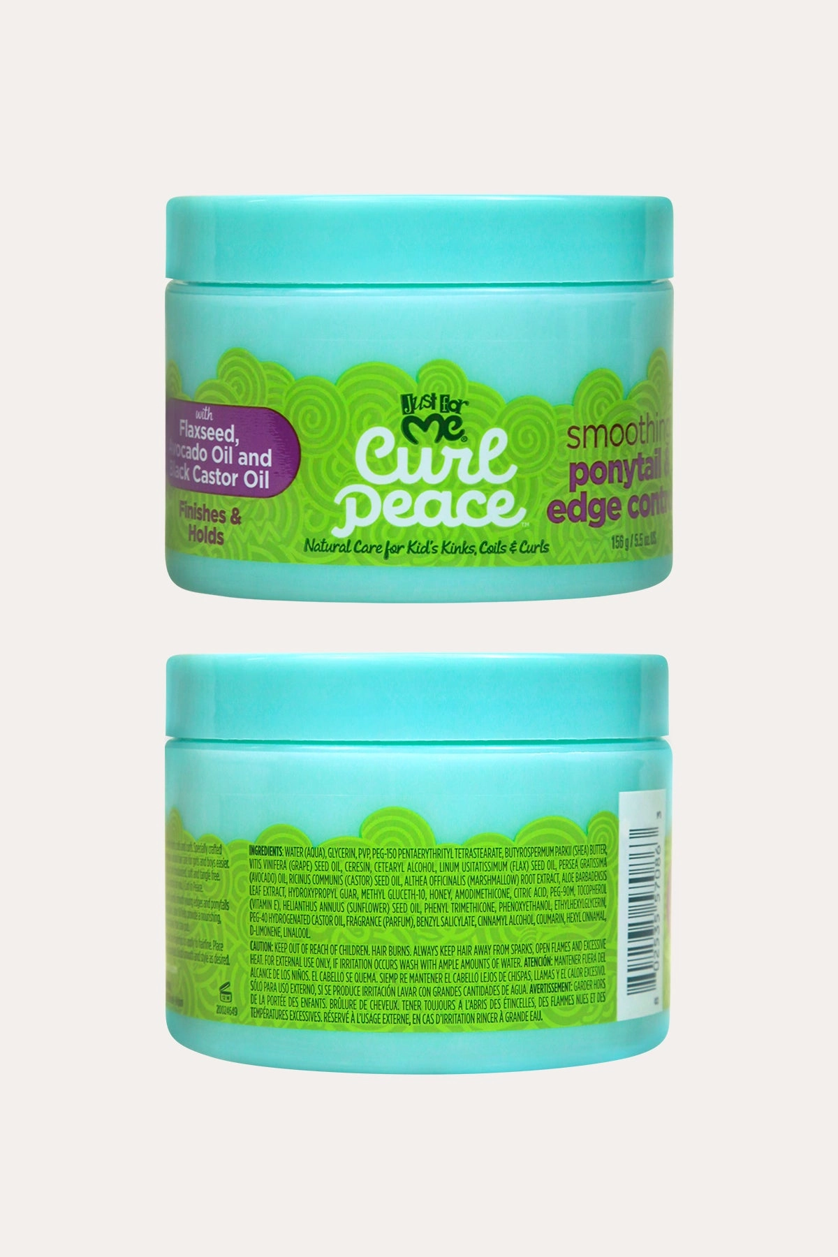 JUST FOR ME CURL PEACE SMOOTHING PONYTAIL & EDGE CONTROL 5.5oz