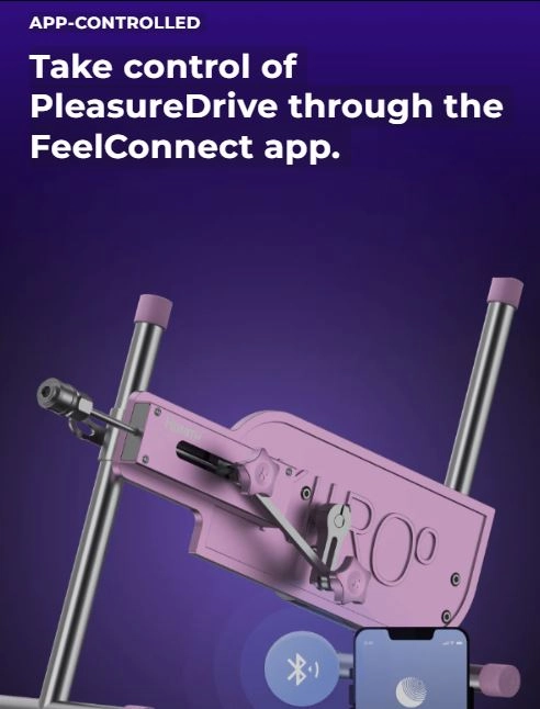 Kiiroo Pleasure Drive Sex Machine - Pink