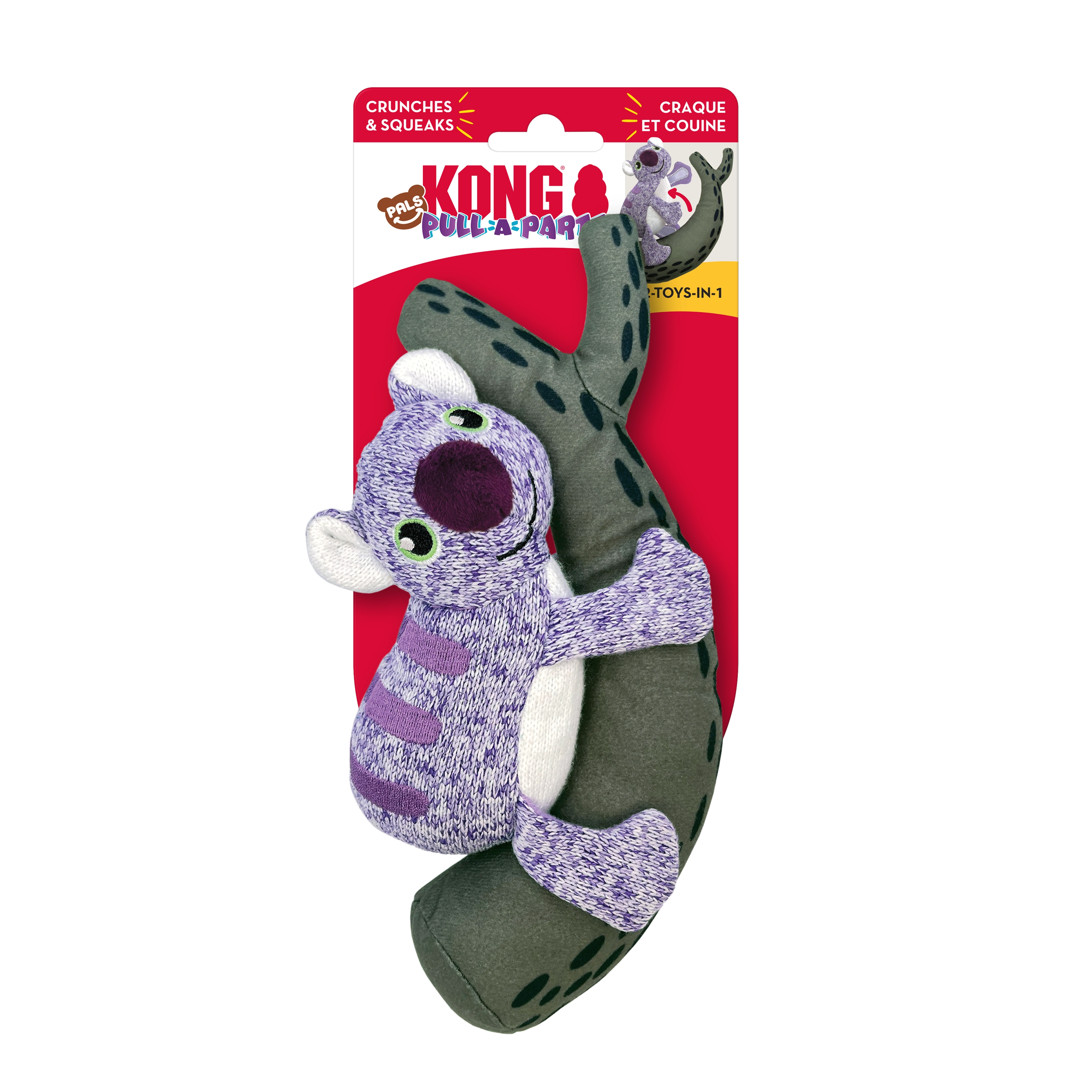 Kong Pull-A-Partz Pals Koala Dog Toy
