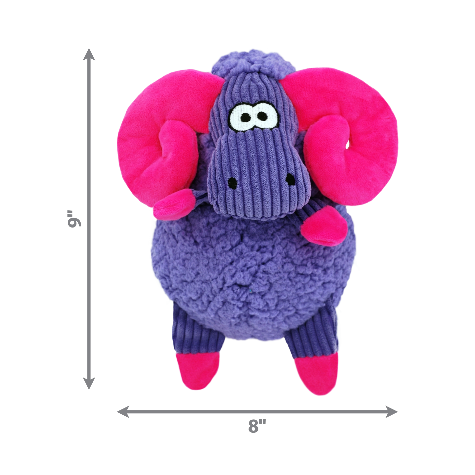 KONG Sherps™ Floofs Big Horn Medium Dog Toy