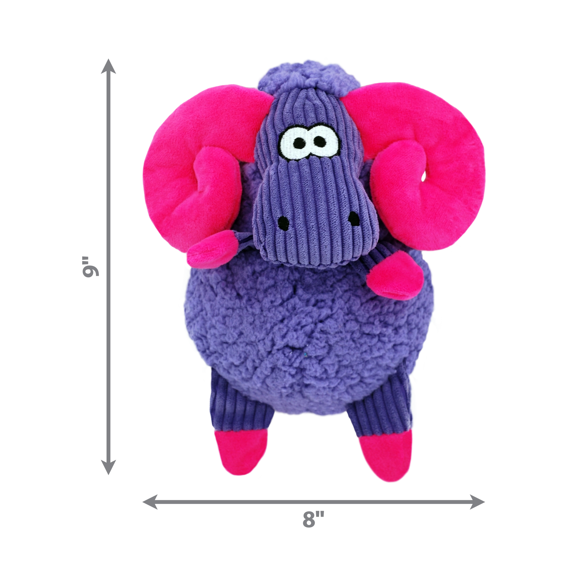 KONG Sherps™ Floofs Big Horn Medium Dog Toy