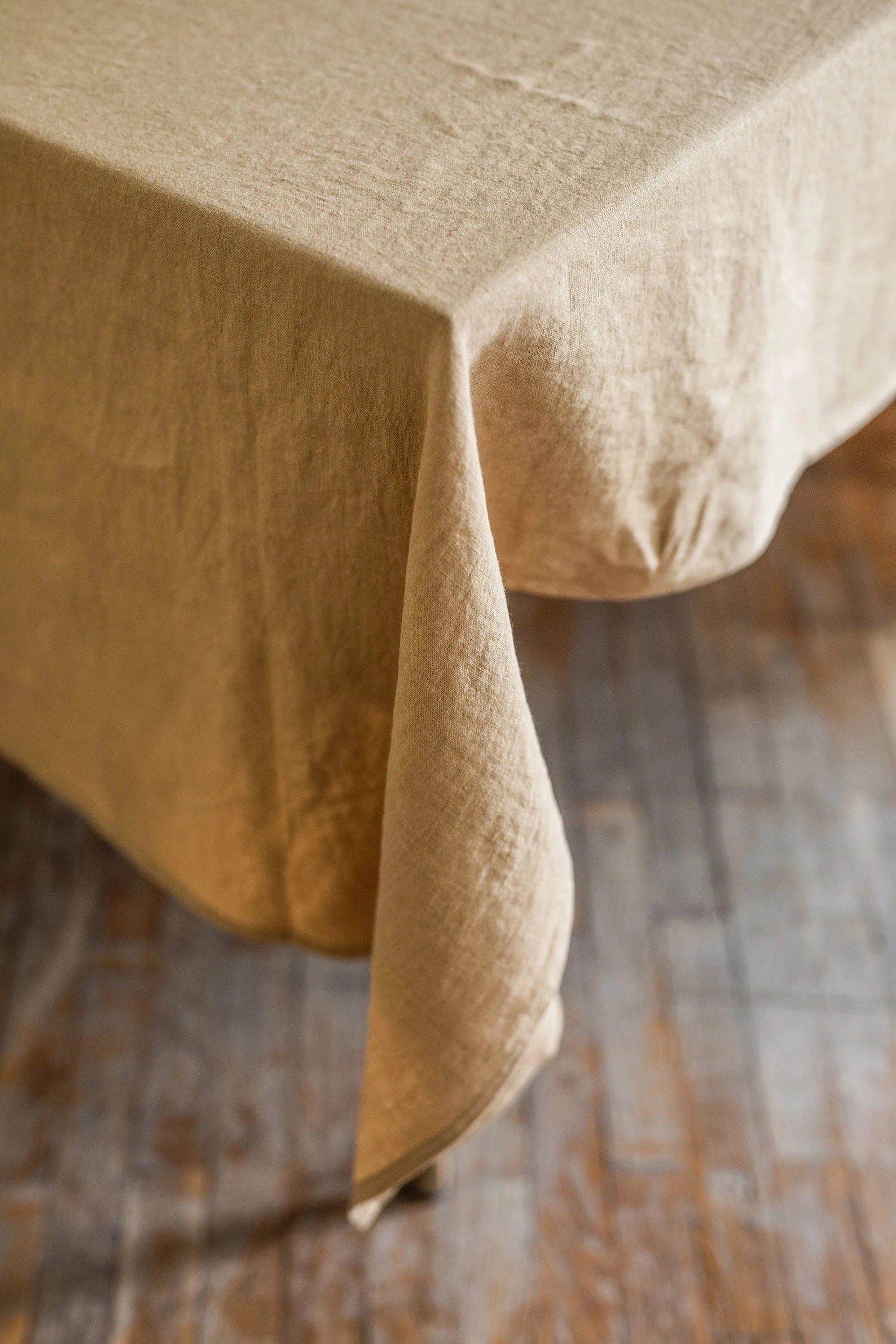 Linen Tablecloth | Mustard