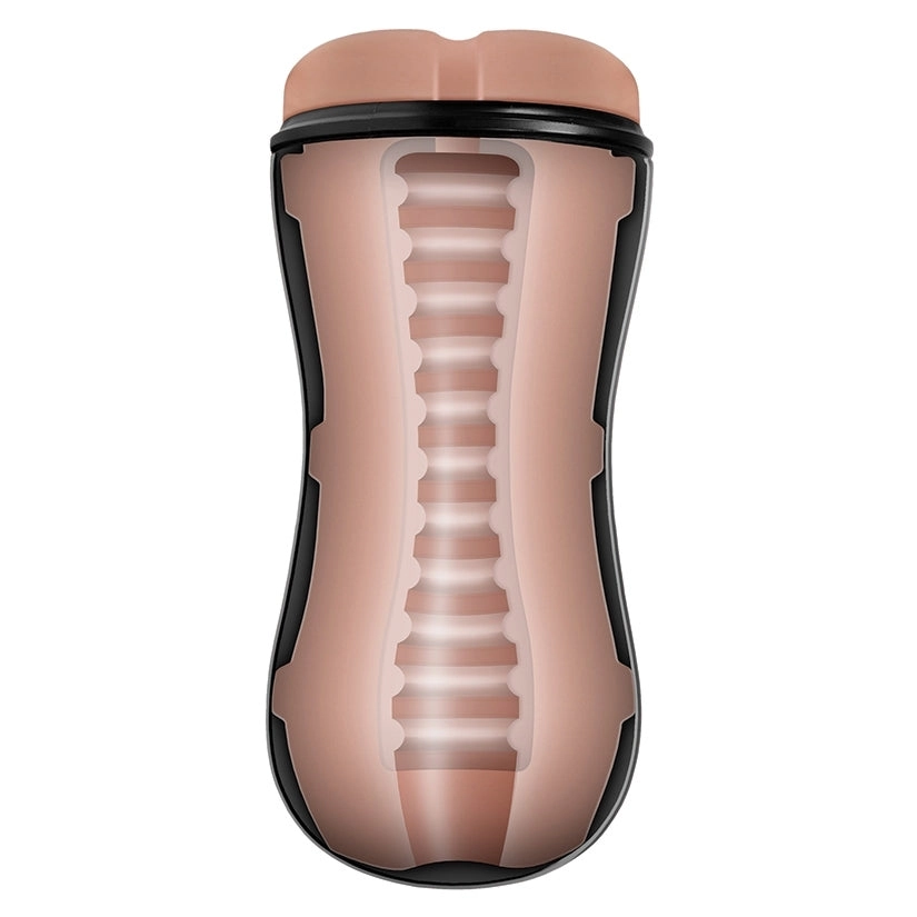 Lover Boy Self Lubricating Stroker Bad Boy Next Door-Beige