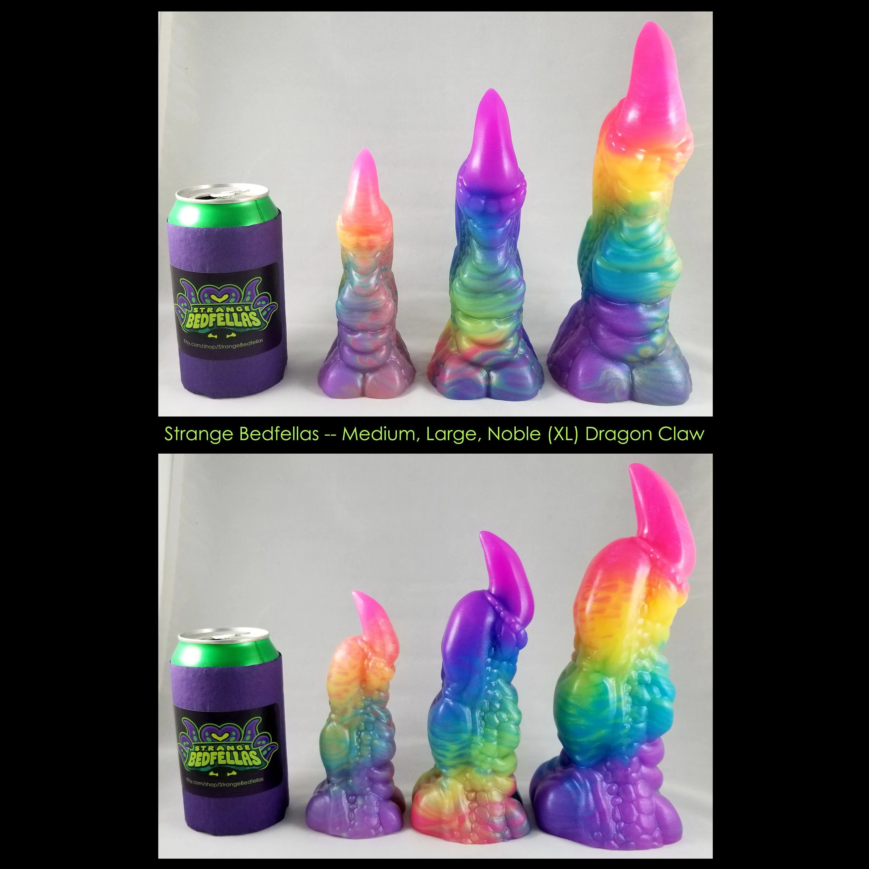 Medium Dragon Claw -- Near Clear 31* silicone -- DC-876