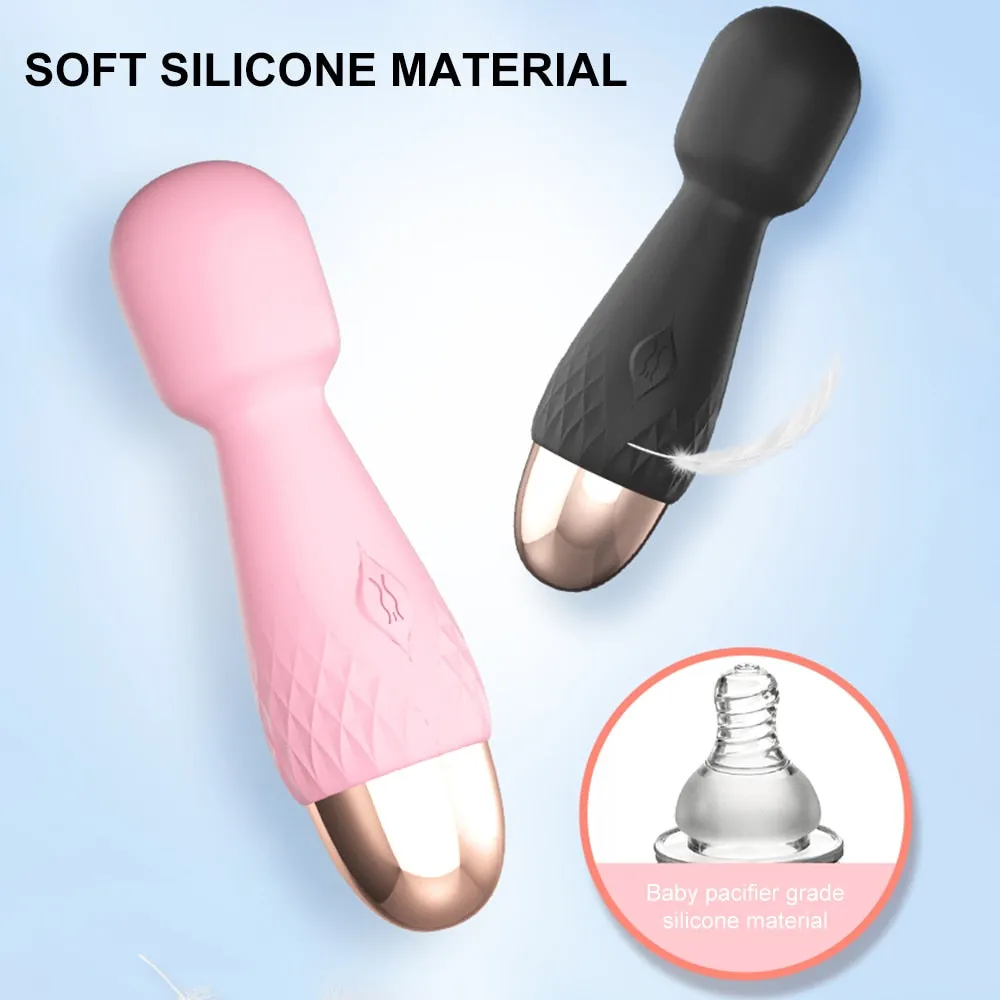 Mini Magic Wand Vibrators for Women Clitoris Stimulator AV Stick G Spot Massager Female Masturbator Sex Toys for Woman