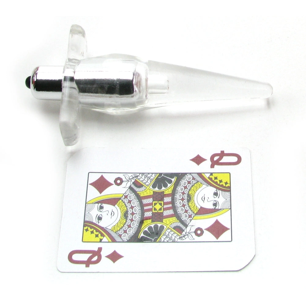 Mini Vibro Tease Anal Probe in Clear