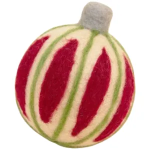 ModernBeast Ornament Ball Stripes Dog Toys
