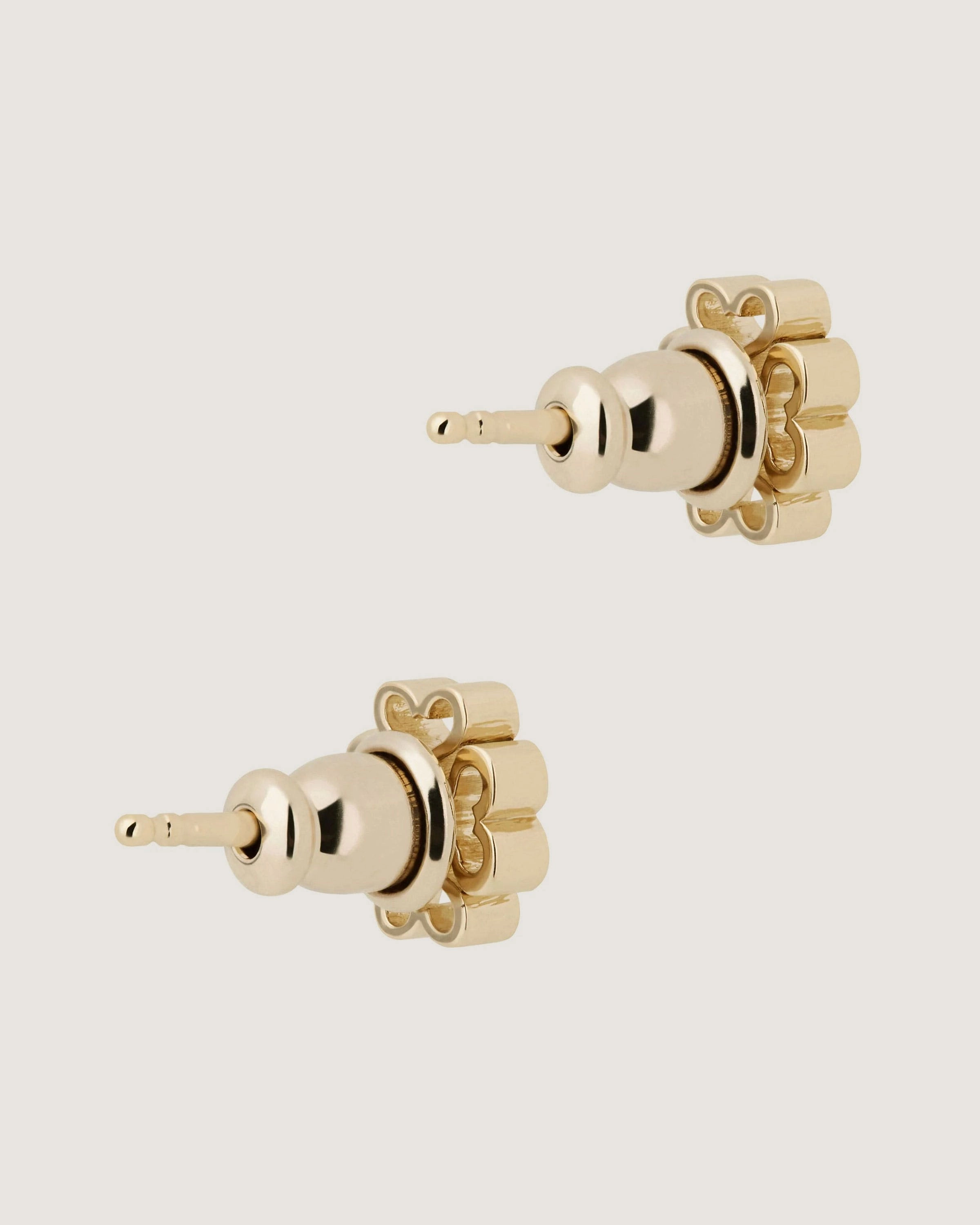 Monogram Earrings - 22 Carat Gold Gilded