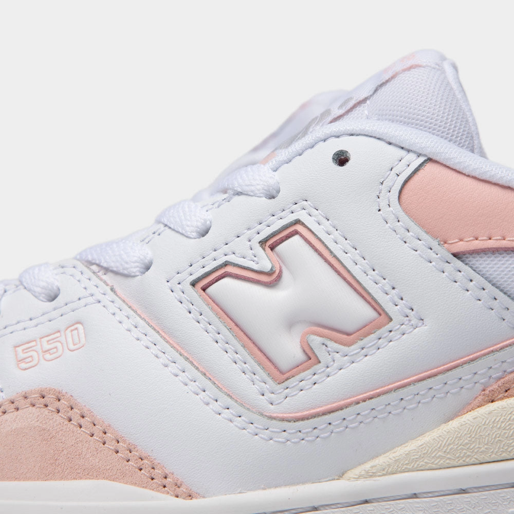 New Balance Juniors' GSB550CD White / Pink Haze